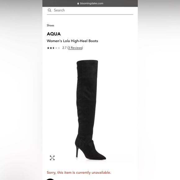 ❤️‍🔥AQUA Heeled Boots❤️‍🔥 - Picture 5 of 6